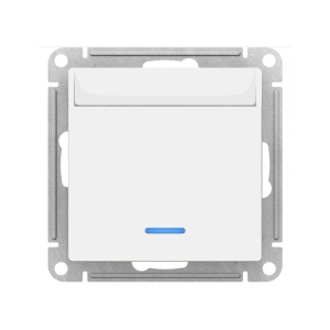 Выключатель карточный для гостиниц, без рамки, AtlasDesign белый