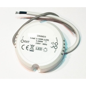 Импульсный светорегулятор (диммер)  LED 7.5-105W "leading edge", без рамки, RETRO матовый кремовый