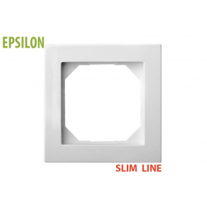 Рамка 1–местная SlimLine, EPSILON белый