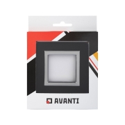 Рамка 1-местная, Avanti алюминий черный