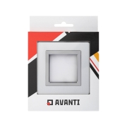Рамка 1-местная, Avanti алюминий светлый