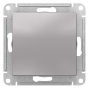 Переключатель перекрестный 1-клавишный, без рамки, AtlasDesign алюминий